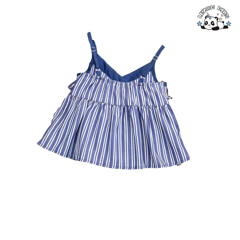 LEZONKIDS - Conjunto de Roupas Femininas de 2 Peças de Alta Qualidade, Personalizável, com Alças Finas e Calções